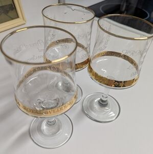Royal Wedding Wine Glasses Set Of 3